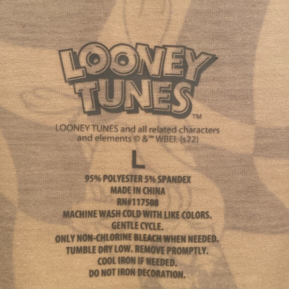 Looney Tunes Brown and Cream Mini Skirt…size L - Picture 4 of 5